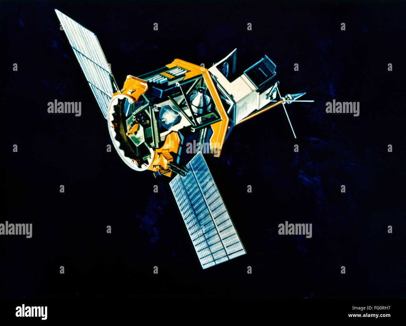 SPACE: BOEING SATELLITE, 1978. /nDesign by Boeing Aerospace Company for ...