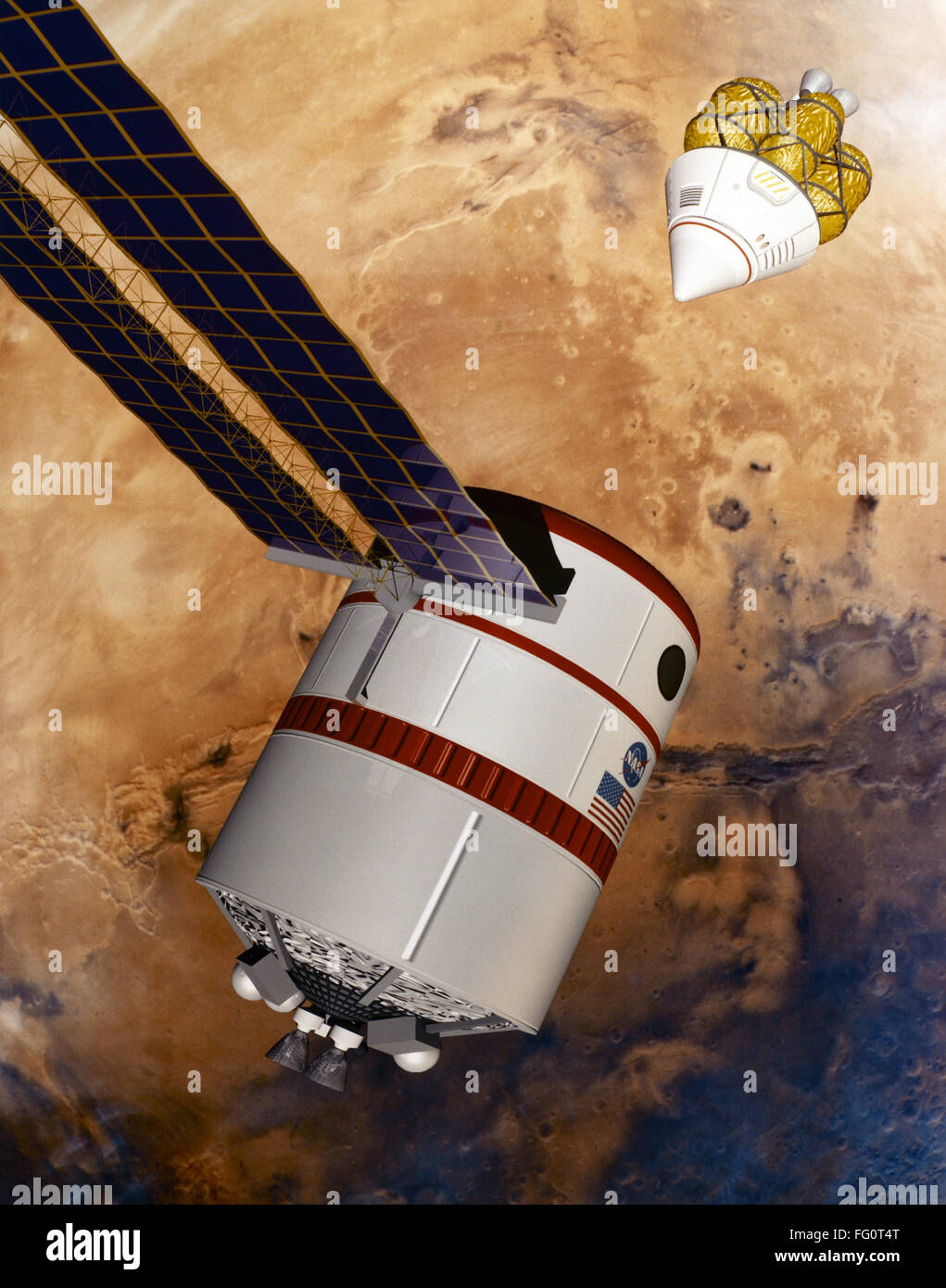 MARS EXPLORATION. /nConceptual artwork of an Earthreturn spacecraft