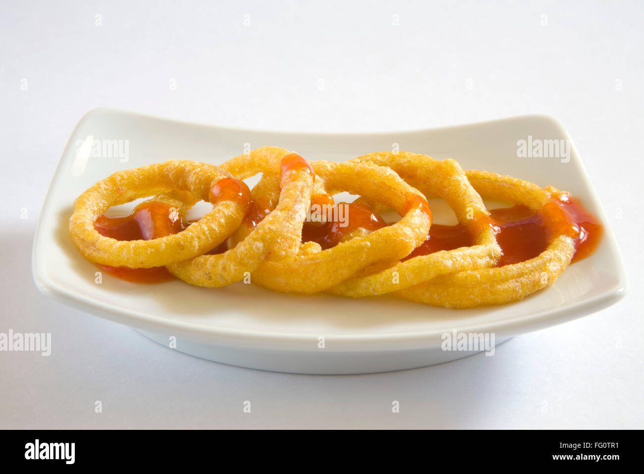 Indian cuisine , fast food starters Kandy Bhaji crispy onion fritters