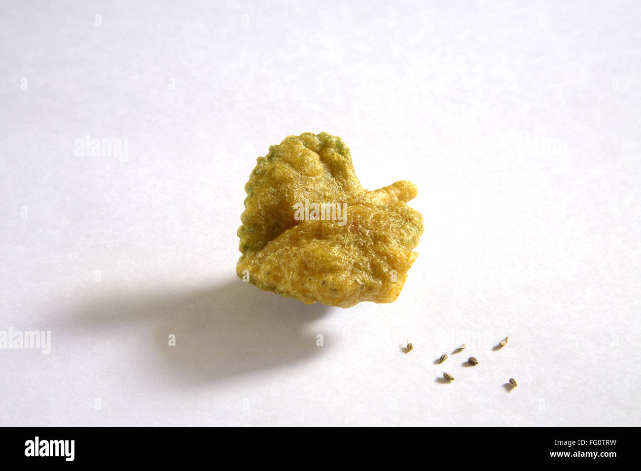 Indian cuisine , fast food starters Ajwain Ke Patte Ka Pakoda crispy