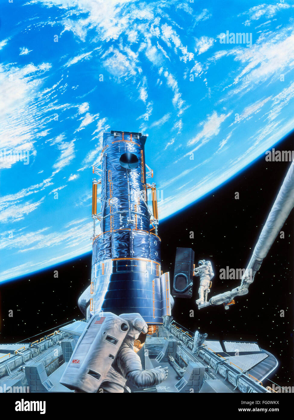 HUBBLE TELESCOPE COSTAR. /nInstallation of the Corrective Optics Space