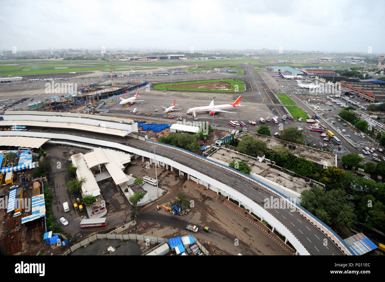 aerial view of chhatrapati shivaji international airport ; Sahar