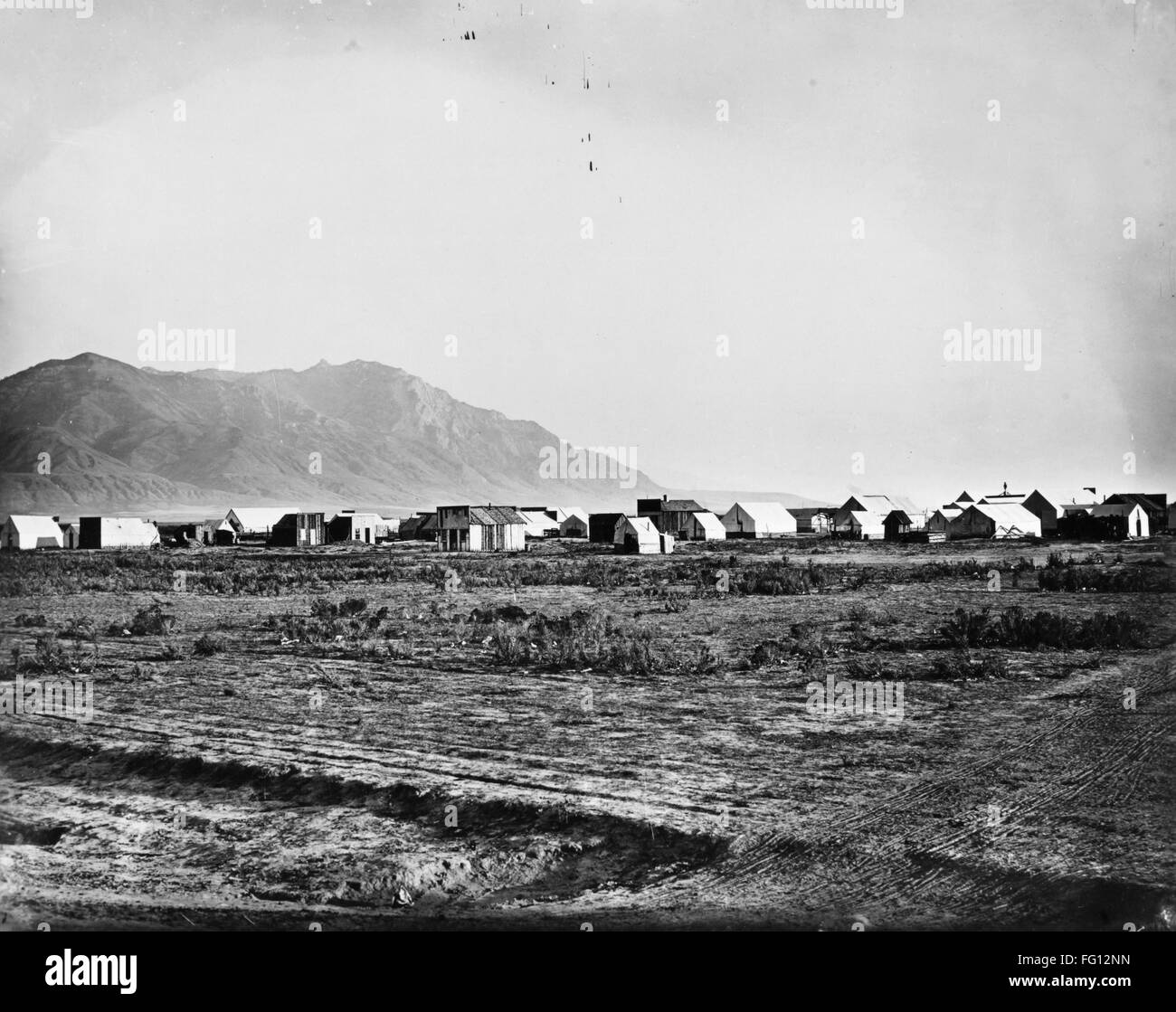 UTAH CORINNE. /nA view of Corinne, Utah. Photograph, late 19th century