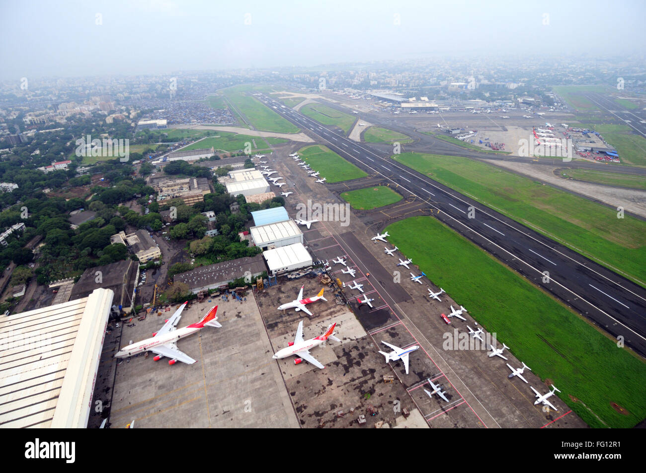 Chhatrapati Shivaji International Airport Aerial View