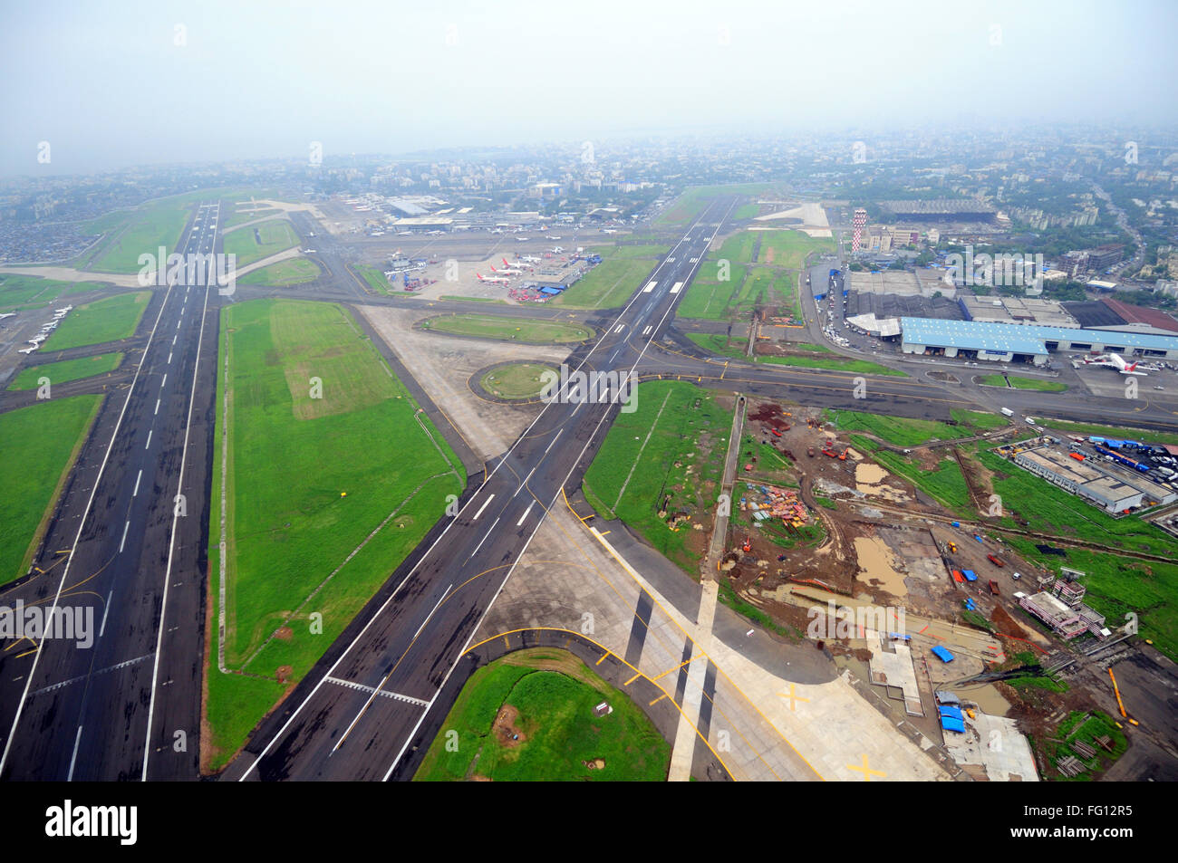 Chhatrapati Shivaji International Airport Aerial View