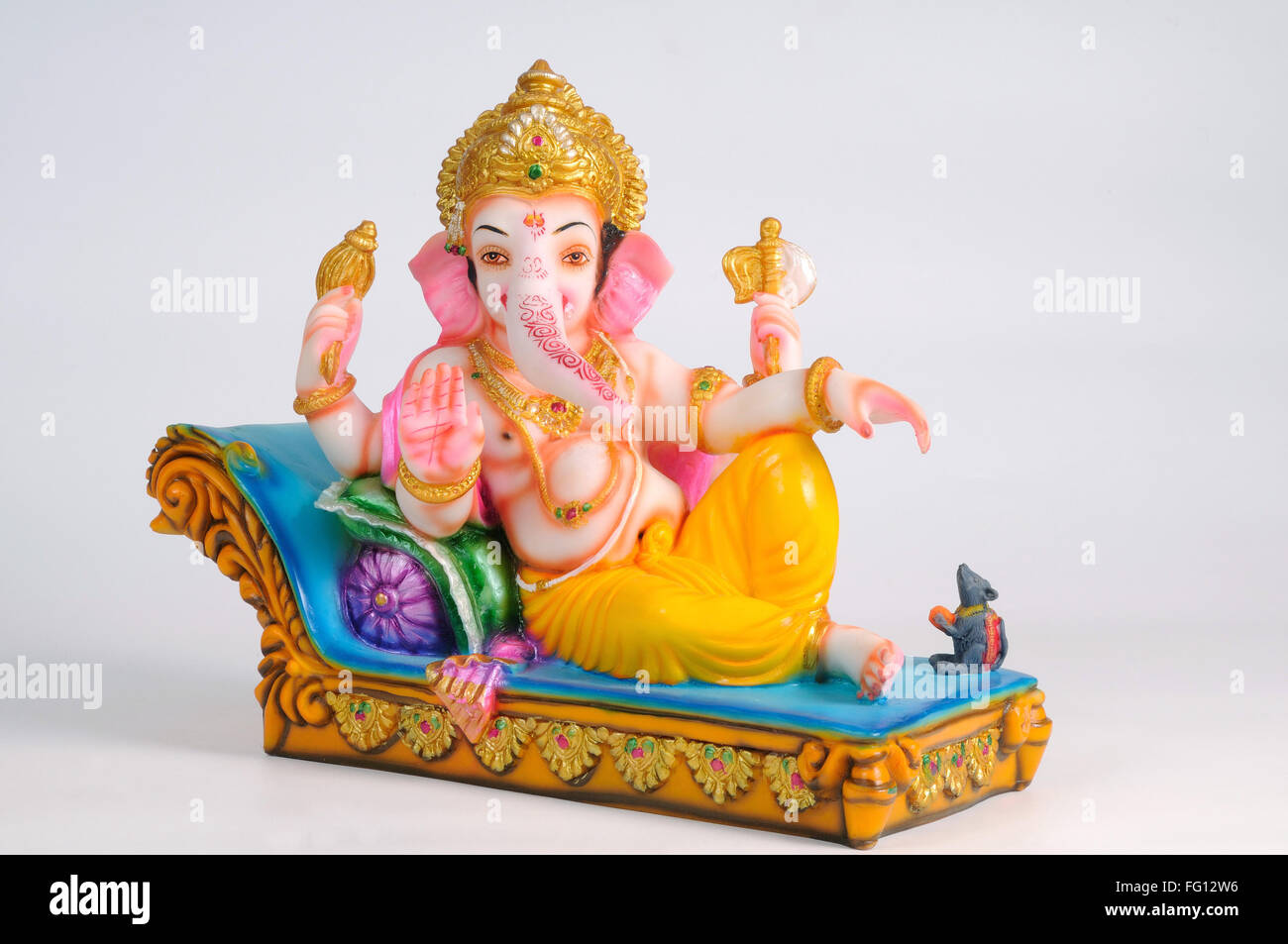 Statue of lord ganesh ; India Stock Photo