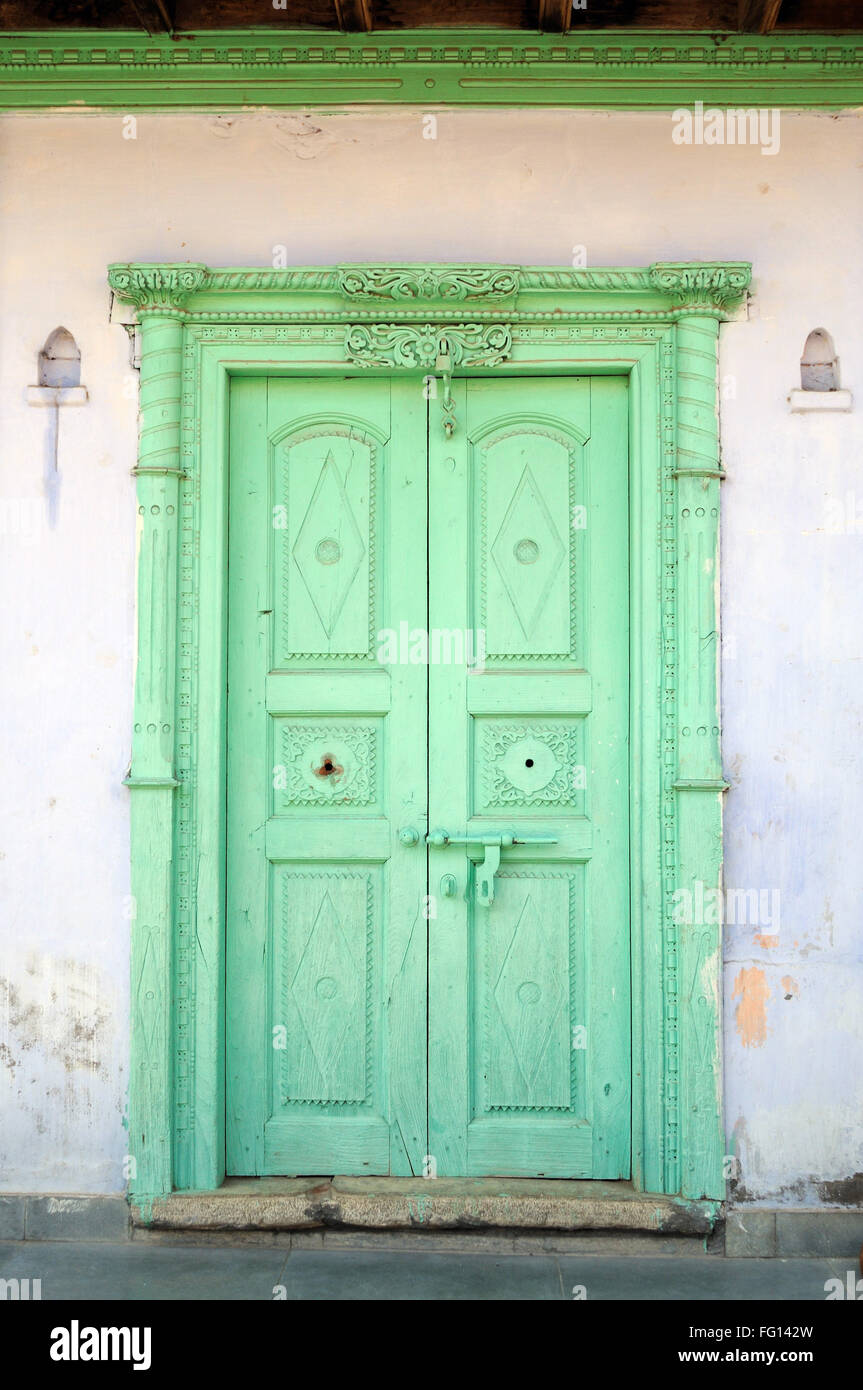 Rural indian village house door hi-res stock photography and images - Alamy