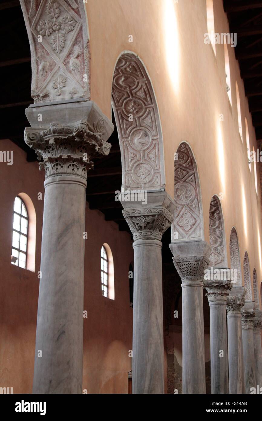 Croatia - Porec - Euphrasian Basilica Stock Photo