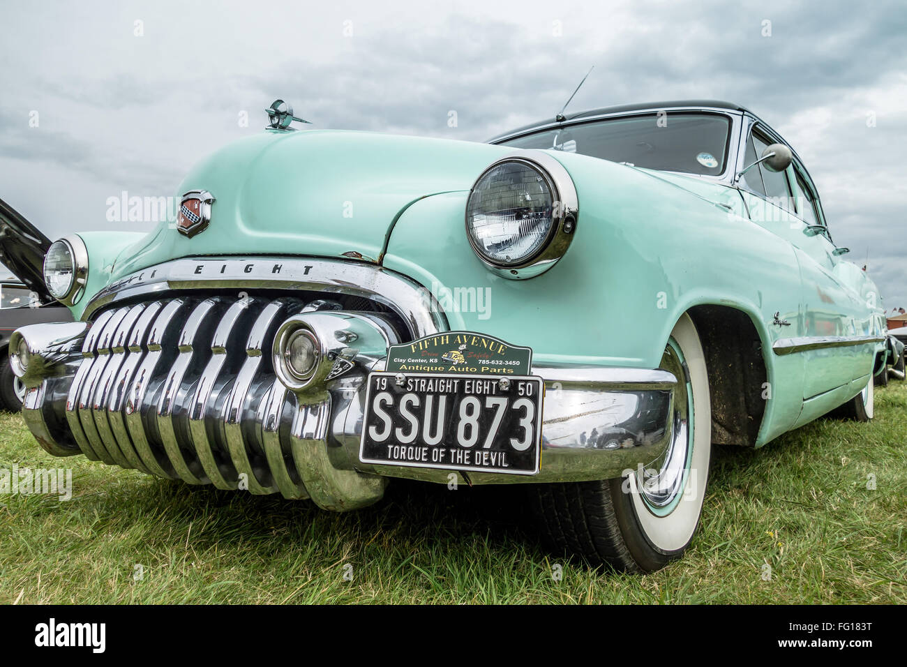 Old Buick Eight Parked On Shoreham Airfield Stock Photo Alamy