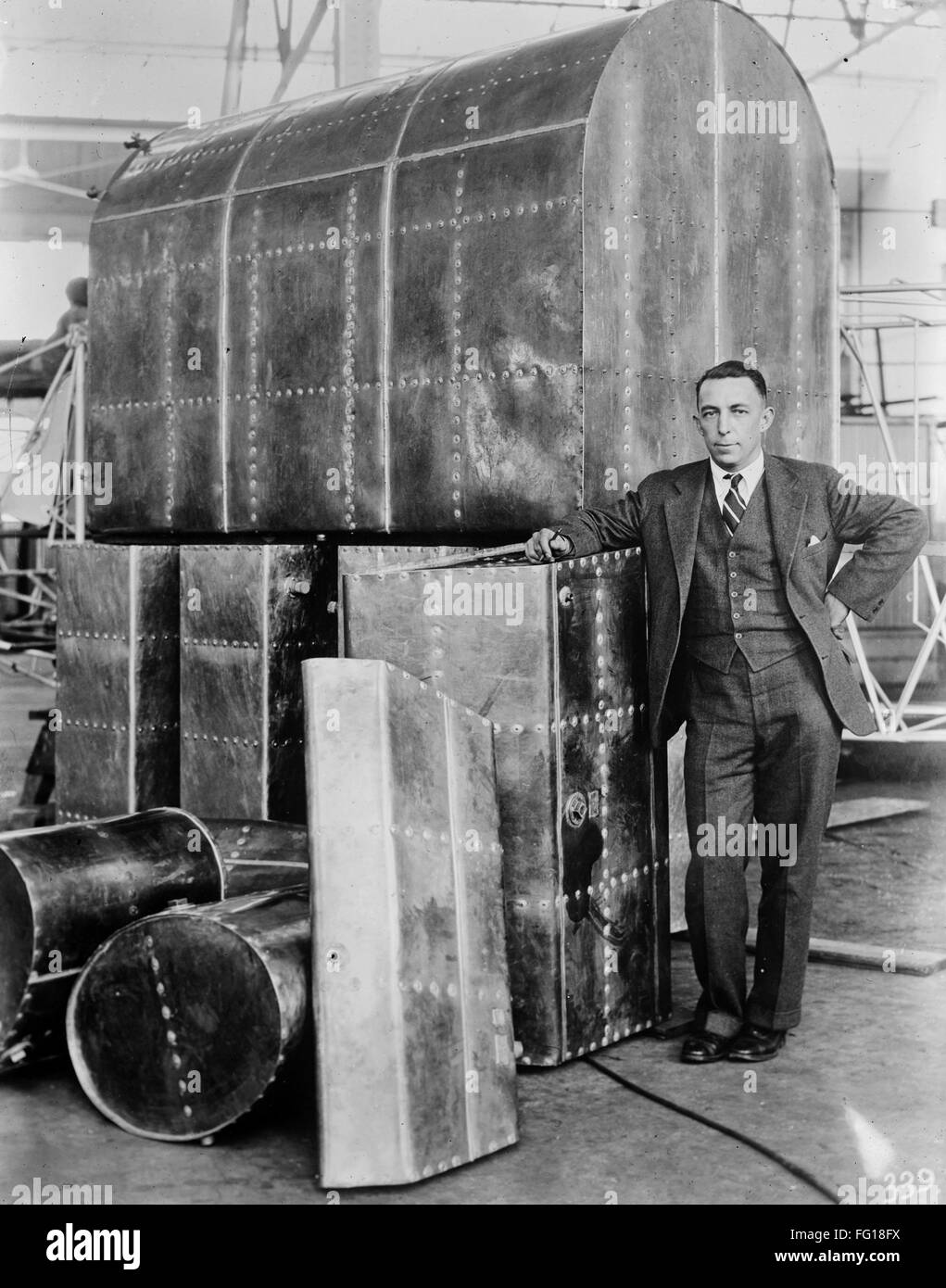 NOEL DAVIS (18911927)./nAmerican aviator. Photograph, April 1927 Stock