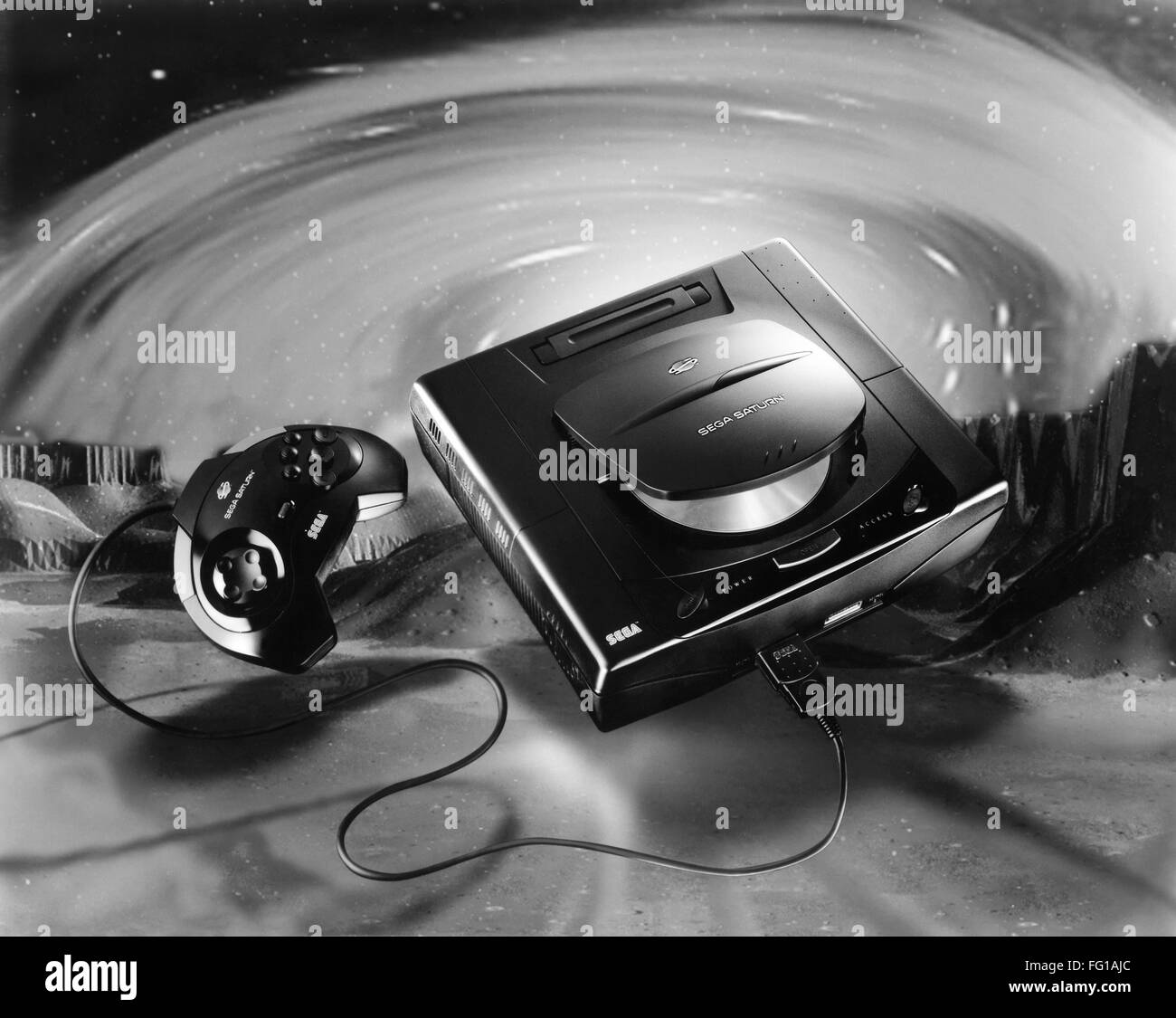 SEGA SATURN 1994 nThe Sega Saturn Video Game Console Photograph