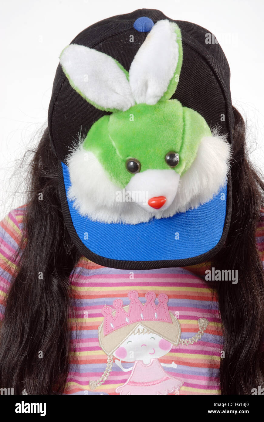 Young girl hidden face cap hires stock photography and images Alamy