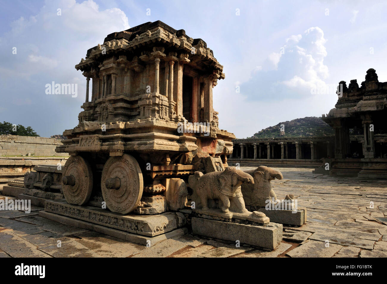 Vithala Stone Chariot, Vithala Temple, Vijaya Vitthala Temple, Hampi, Nimbapura ...