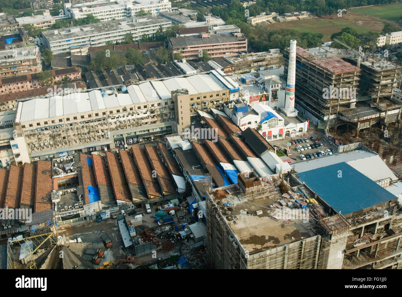 An Aerial View of Lower Parel , Mumbai Bombay , Maharashtra , India