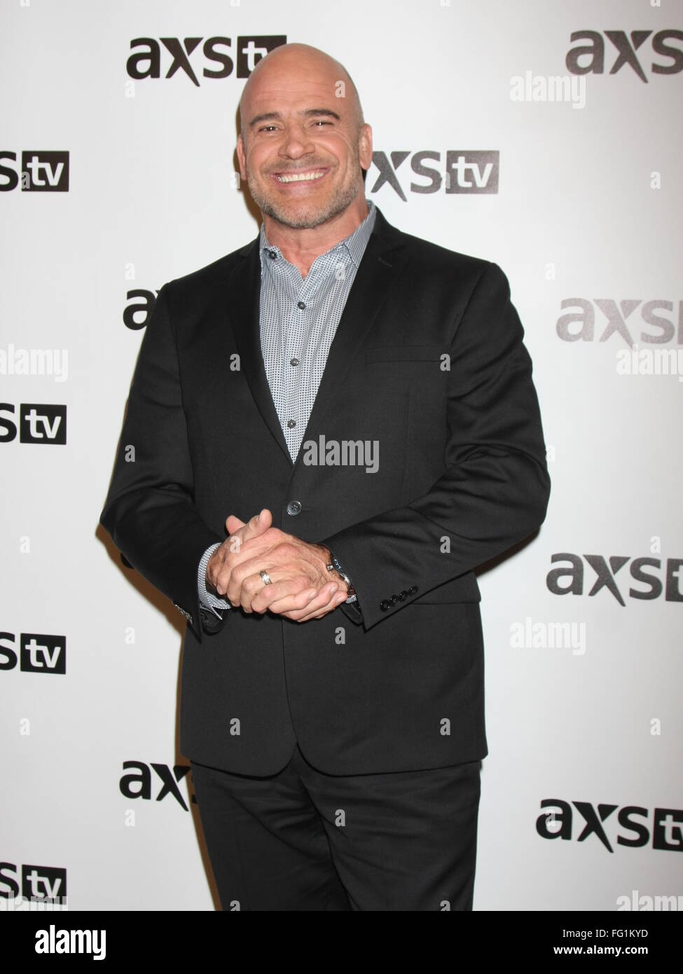 AXS TV Winter 2016 TCA Cocktail Party at The Langham Huntington Hotel - Arrivals  Featuring: Bas Rutten Where: Pasadena, California, United States When: 08 Jan 2016 Stock Photo