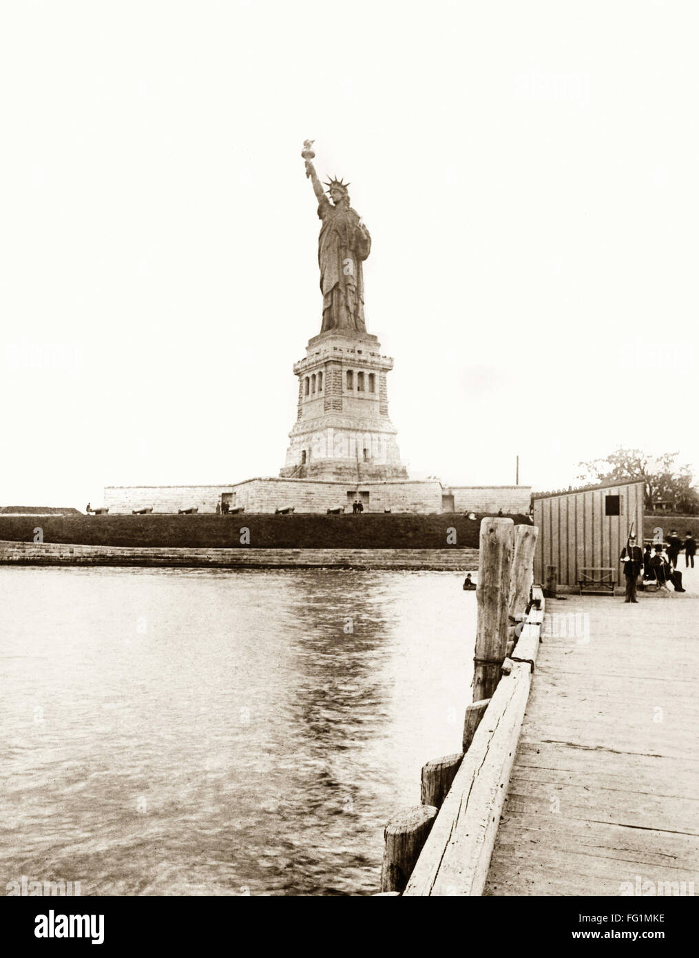 STATUE OF LIBERTY, c1890. /nThe recently inaugurated Statue of Liberty