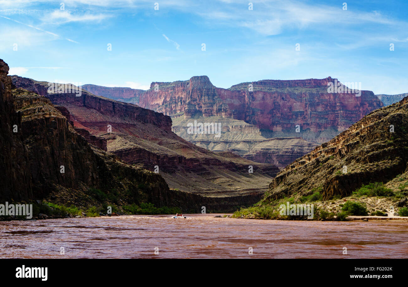 Scenic View Of Colorado River Against Sky Stock Photo