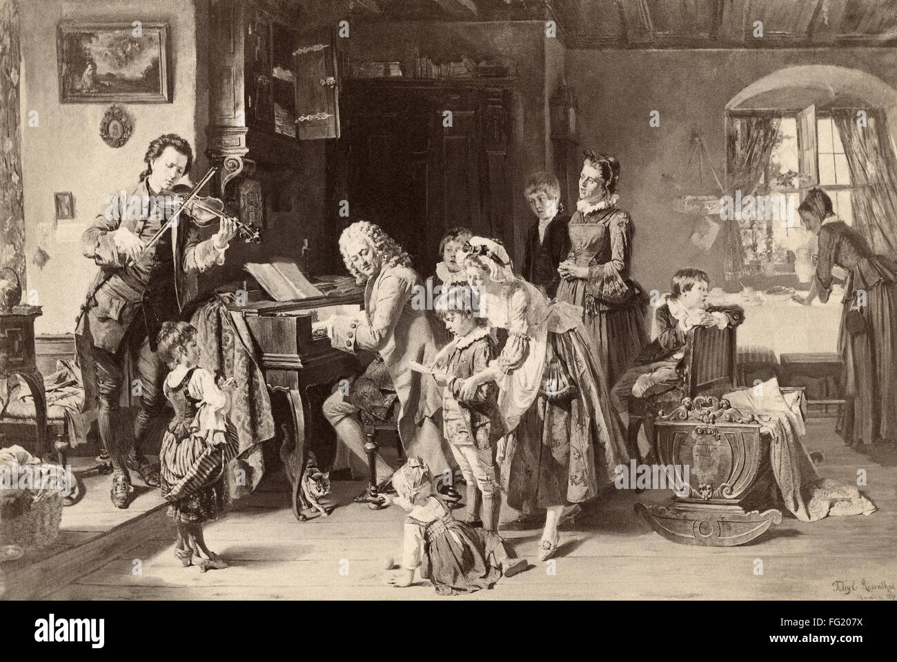 JOHANN SEBASTIAN BACH /n(16851750). German organist and composer. Bach