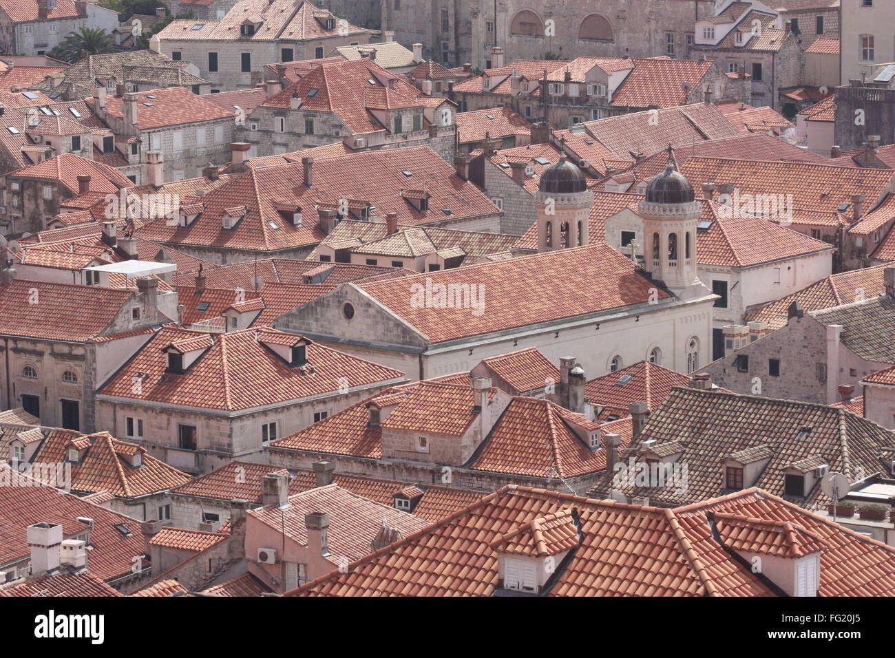 The rooftops of Dubrovnik in Croatia Stock Photo - Alamy