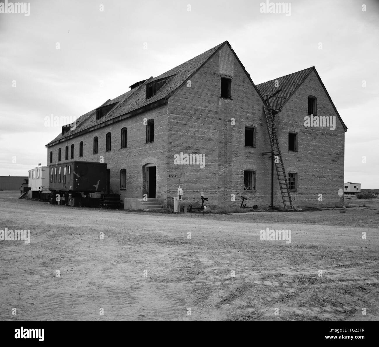 UTAH DUGWAY, 1994. /nView of the German village at the Dugway Proving