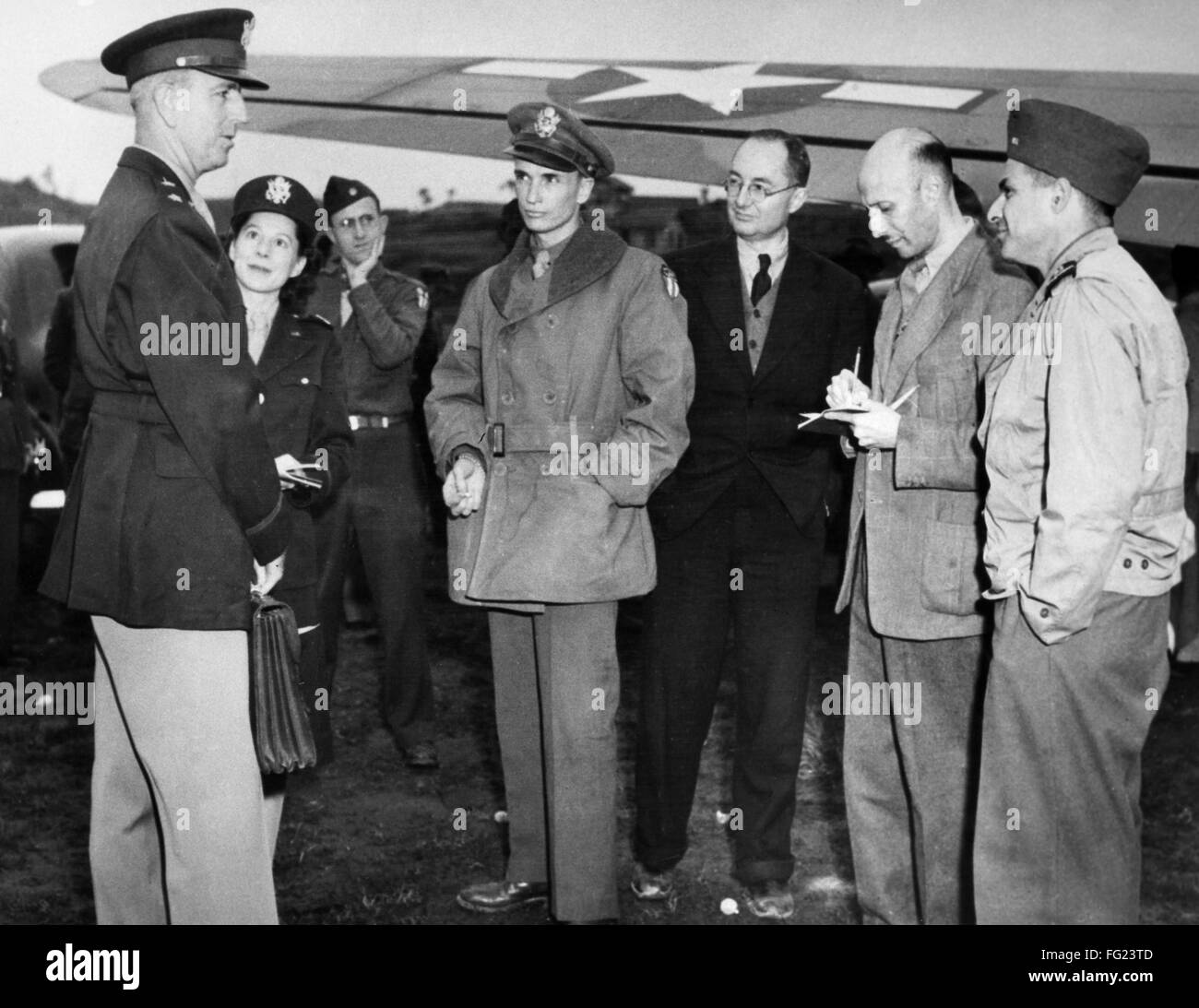 ALBERT C. WEDEMEYER /n(1897 1989). American Army officer. Photographed
