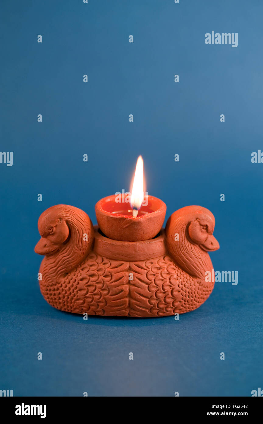 Oil lamp ; India Stock Photo Alamy