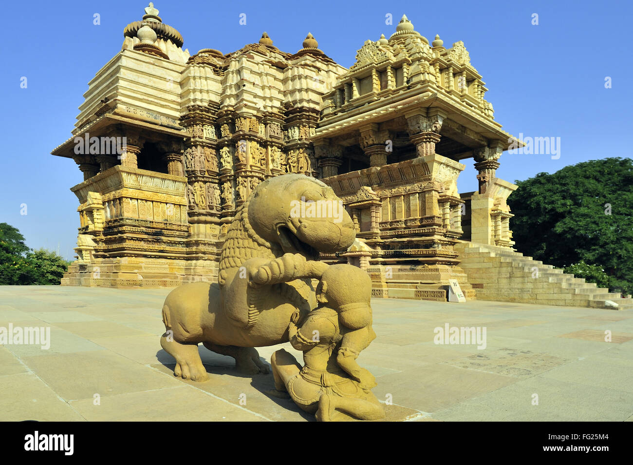 jagadambi temple Khajuraho madhya pradesh india Stock Photo