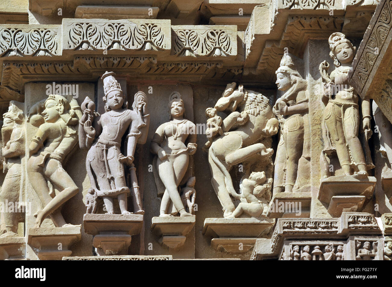 Khajuraho wall sculptures hires stock photography and images Alamy