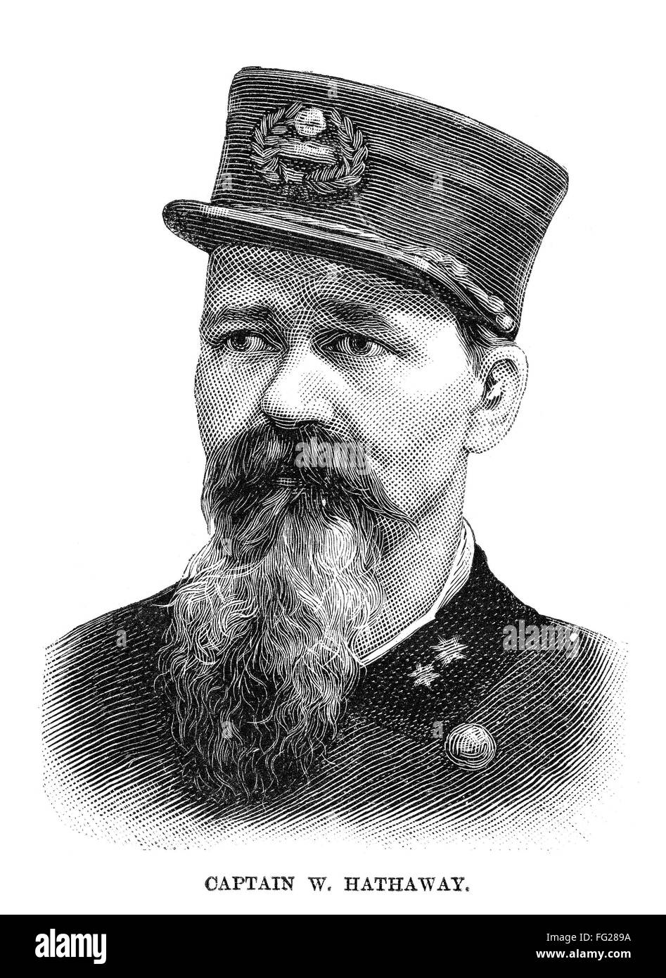 HAYMARKET RIOT, 1886. /nW. Hathaway, Police Captain in Chicago at the ...