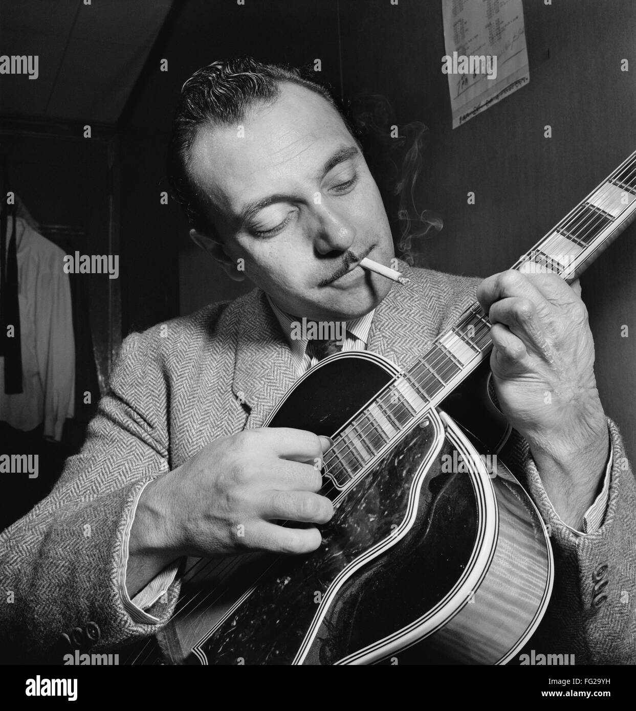 DJANGO REINHARDT /n(1910-1953). Belgian jazz musician. At the Aquarium