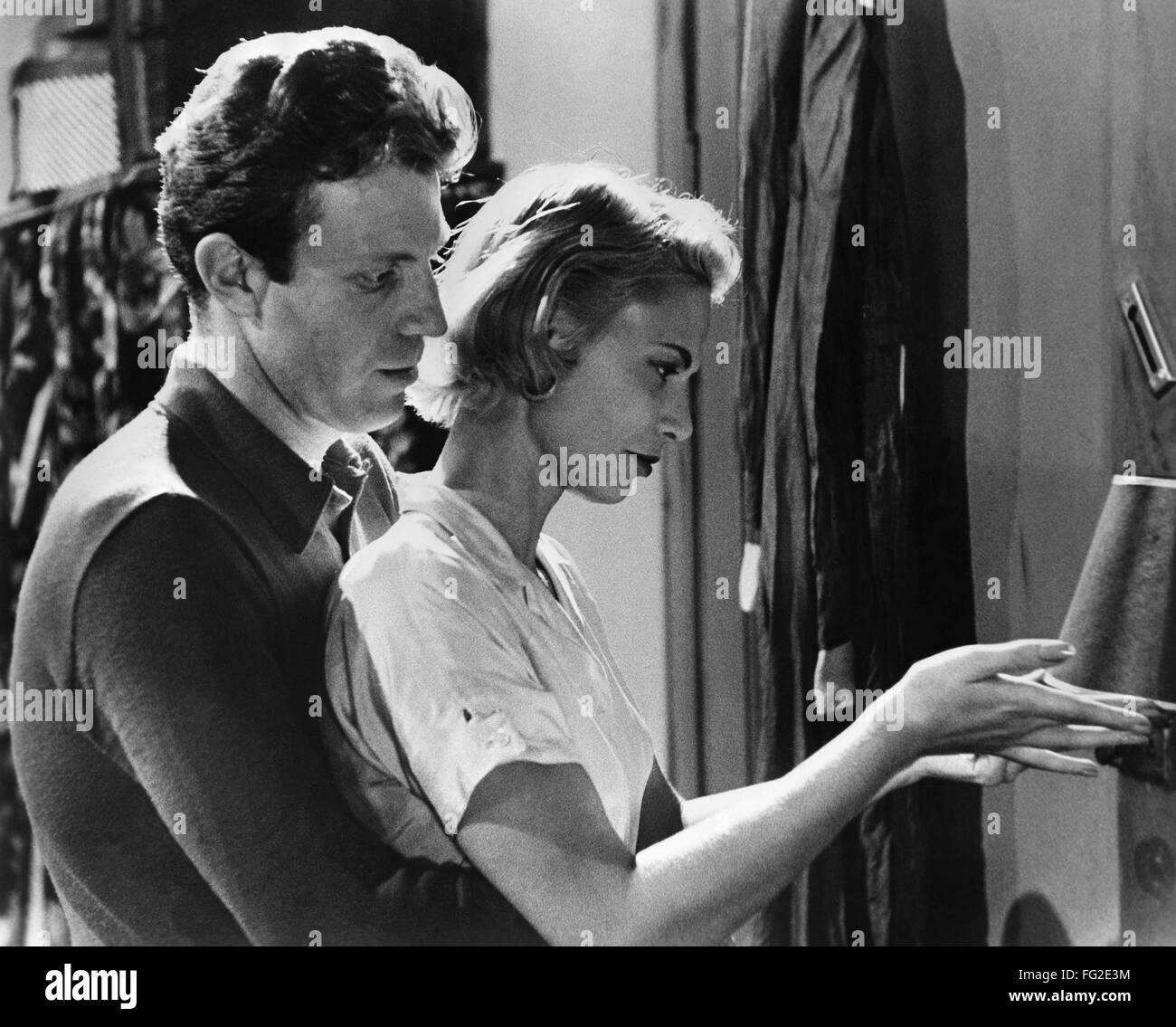 KILLER'S KISS, 1955. /nJamie Smith and Irene Kane in 'Killer's Kiss