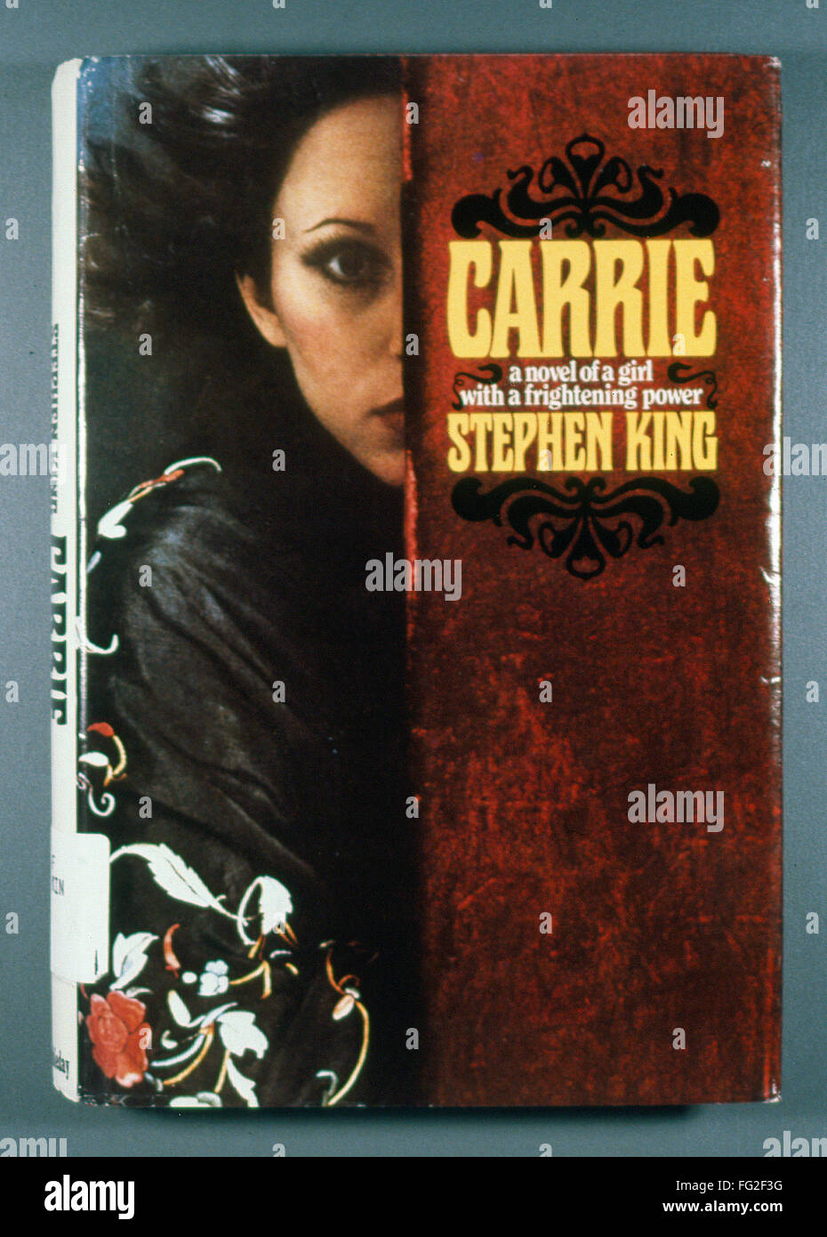 KING: CARRIE, 1974. /nFirst edition of 'Carrie' by Stephen King, 1974. Stock Photo
