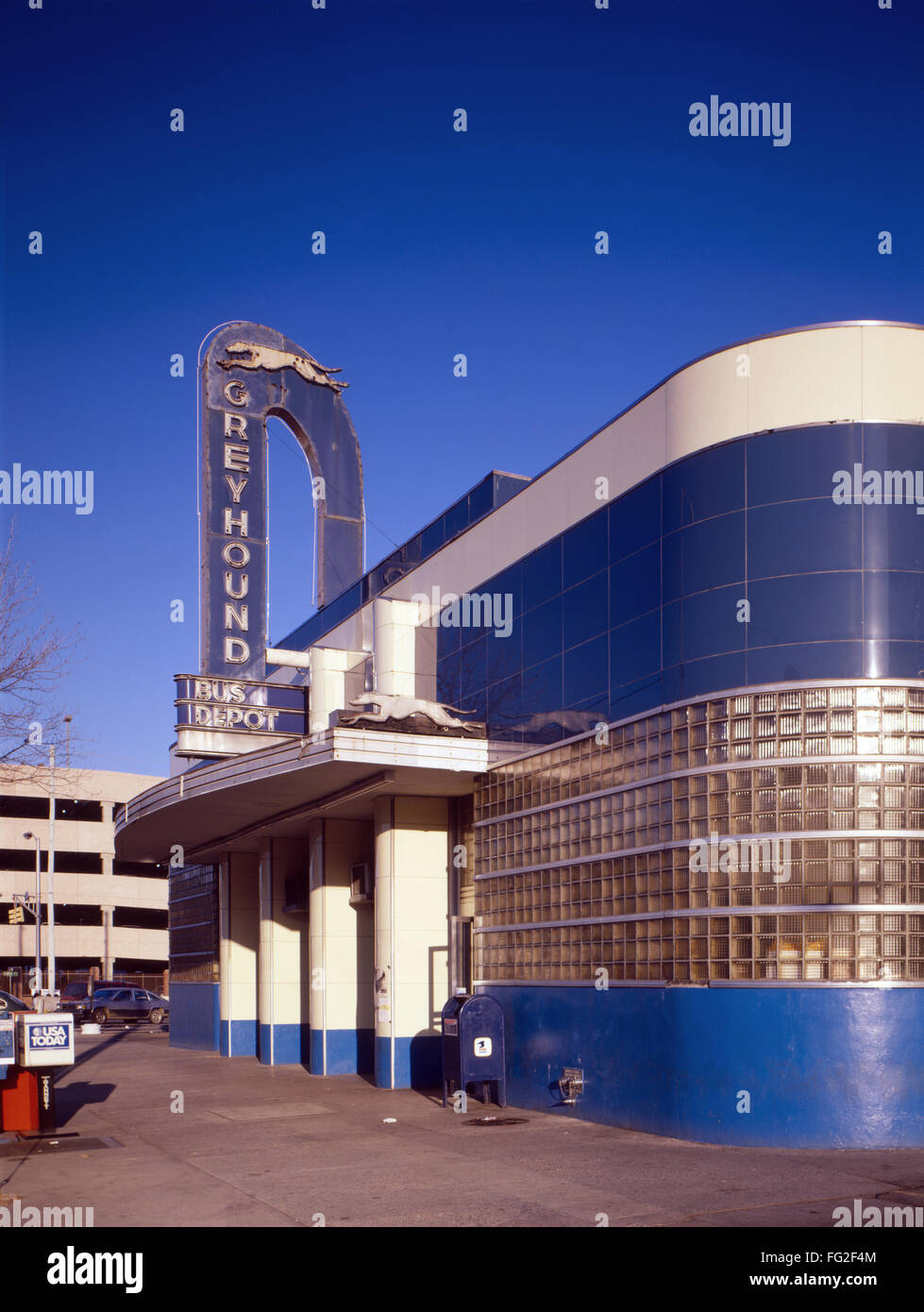 GREYHOUND STATION, 1986. /nThe Greyhound Bus Station in Columbia, South
