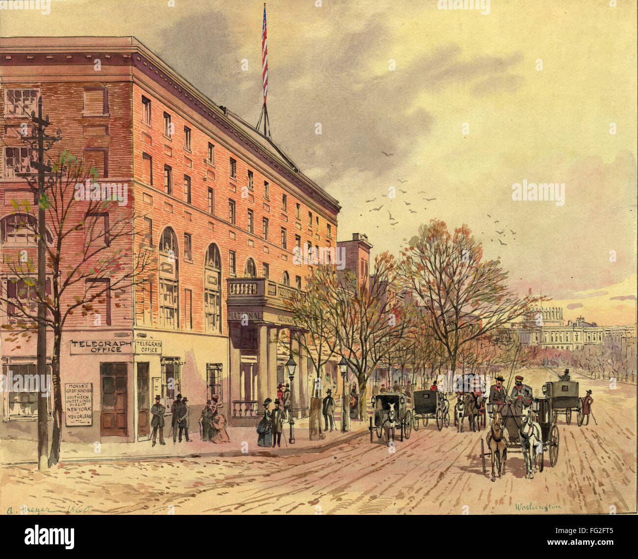 Washington d c street scene hi-res stock photography and images - Alamy