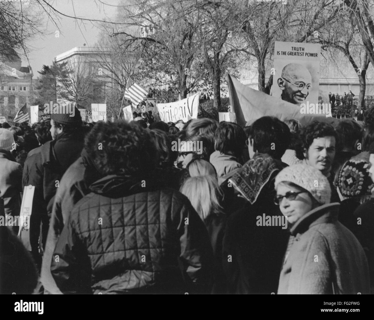 Anti vietnam war protest in 1969 Black and White Stock Photos & Images ...