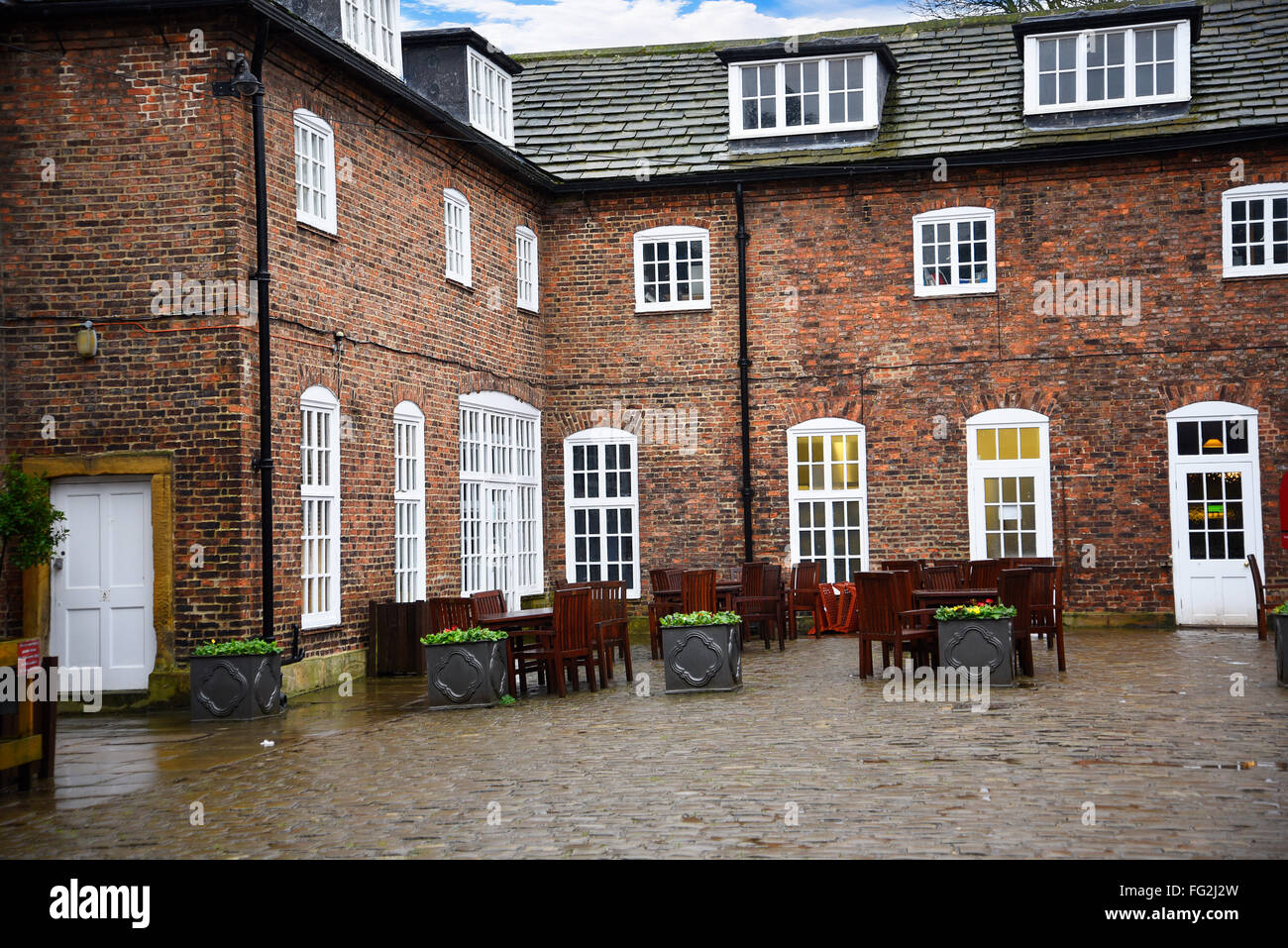 Stable Courtyard At Temple Newsam House In Leeds Yorkshire Stock Photo Alamy