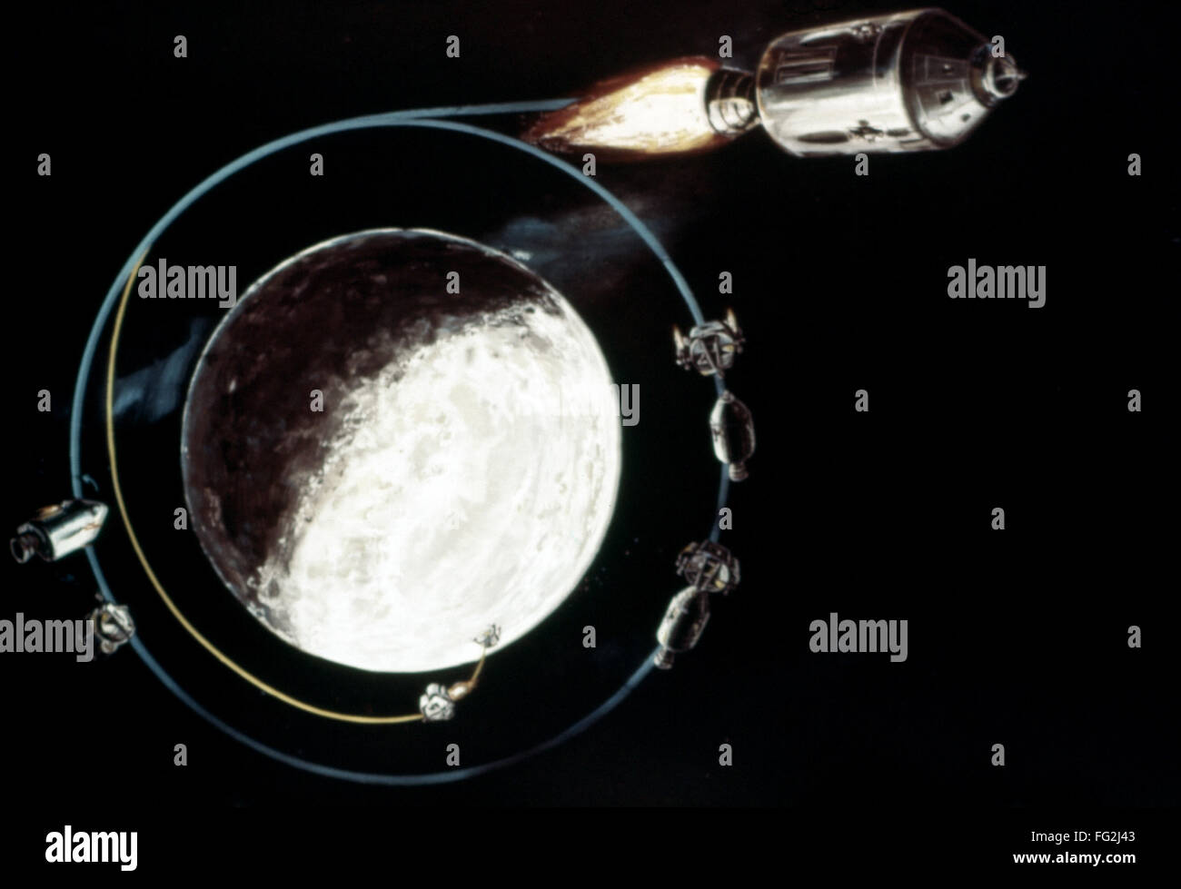 Command and service module apollo 11 hi-res stock photography and ...
