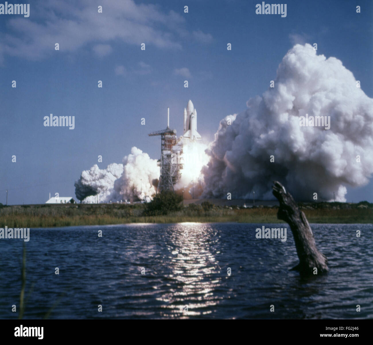 SPACE SHUTTLE LAUNCH, 1981. /nThe launch of the Space Shuttle Columbia ...