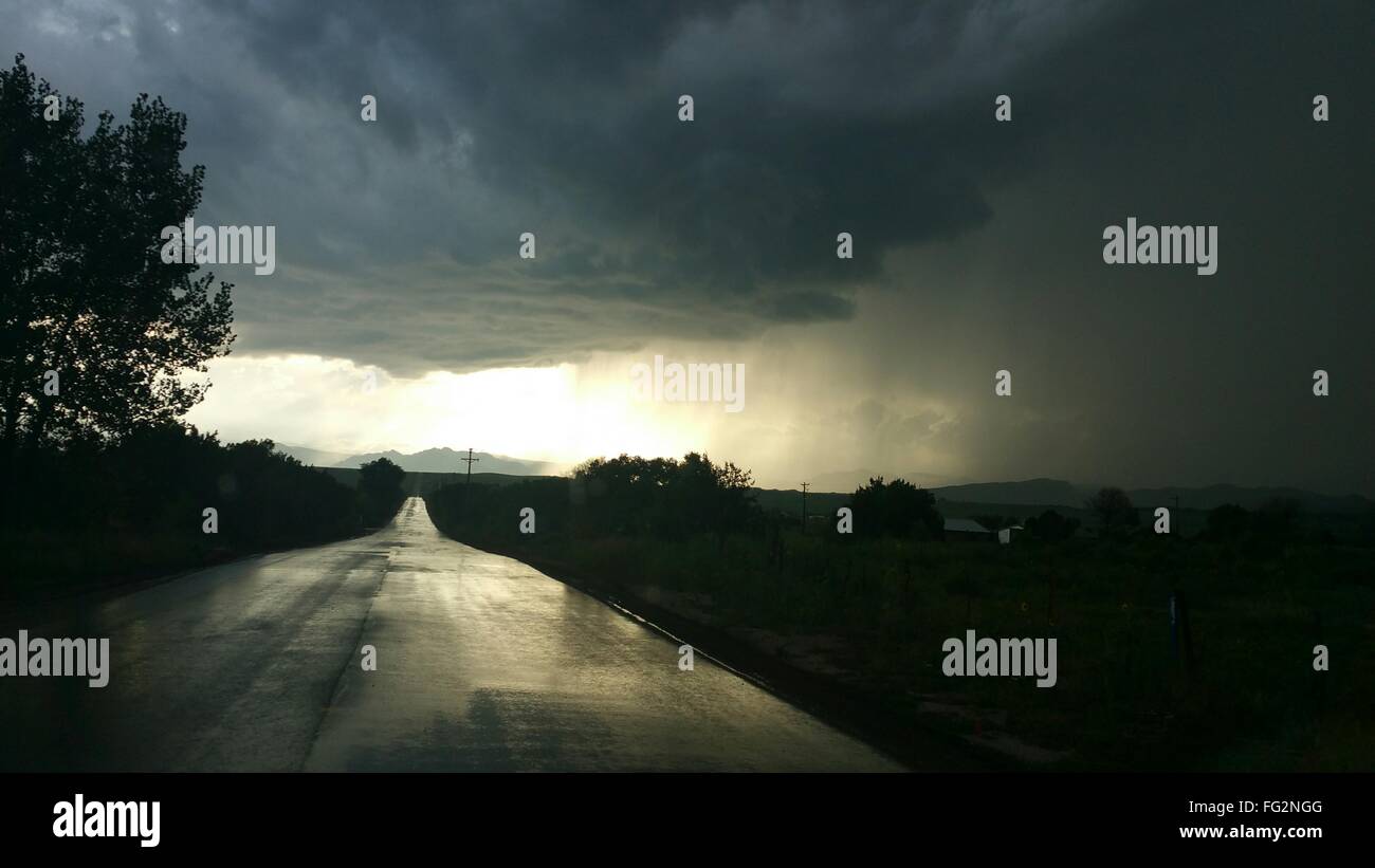 Dark Cloud Over Road High Resolution Stock Photography and Images - Alamy