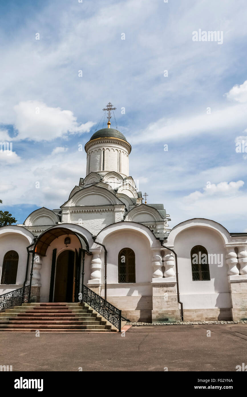 Dome of the Cathedral and belltower on background of clouds Stock Photo ...