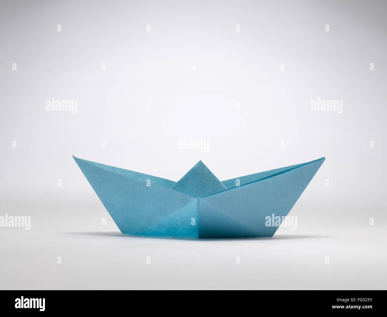 origami sailboat India Stock Photo