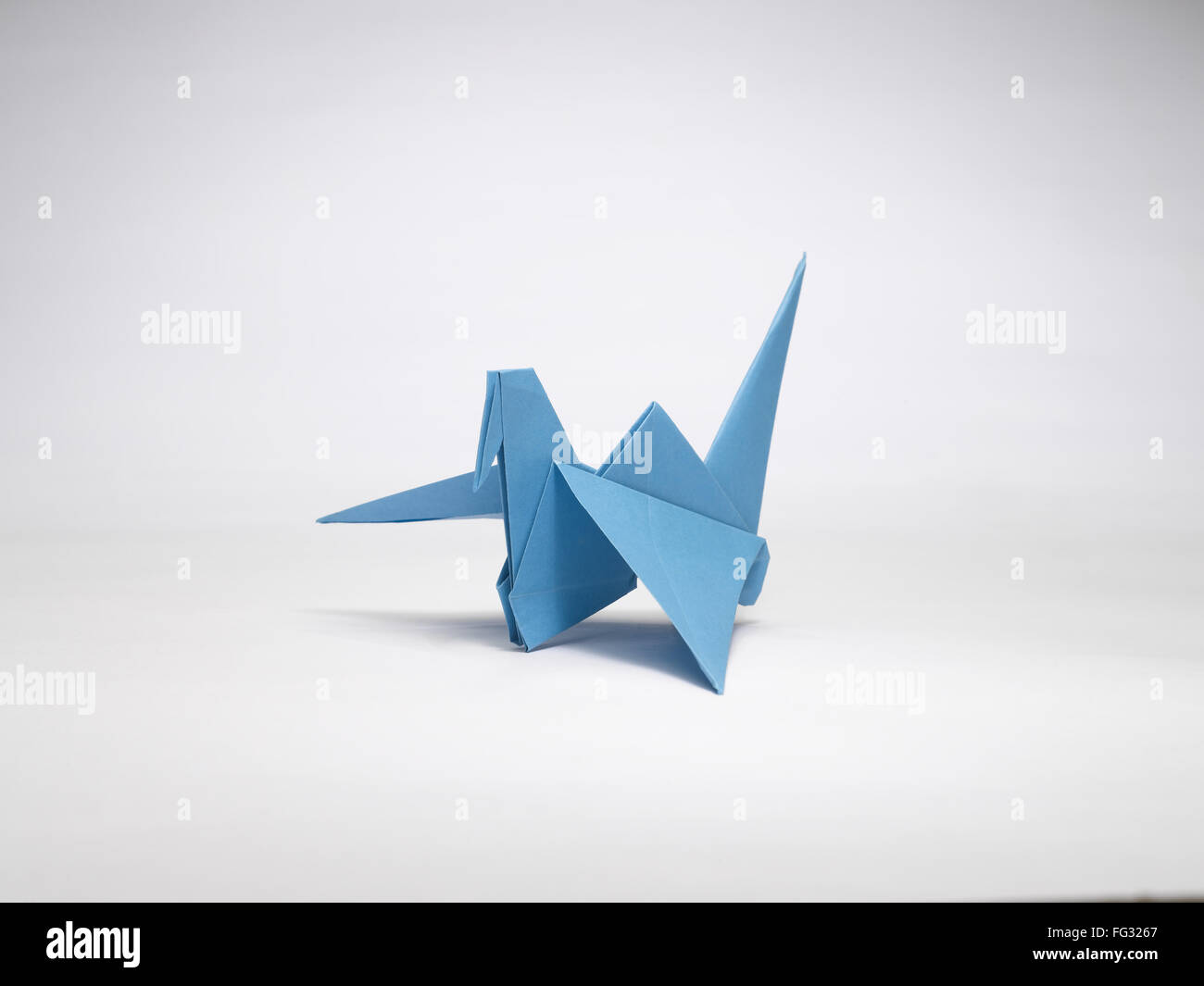 origami crane India Stock Photo