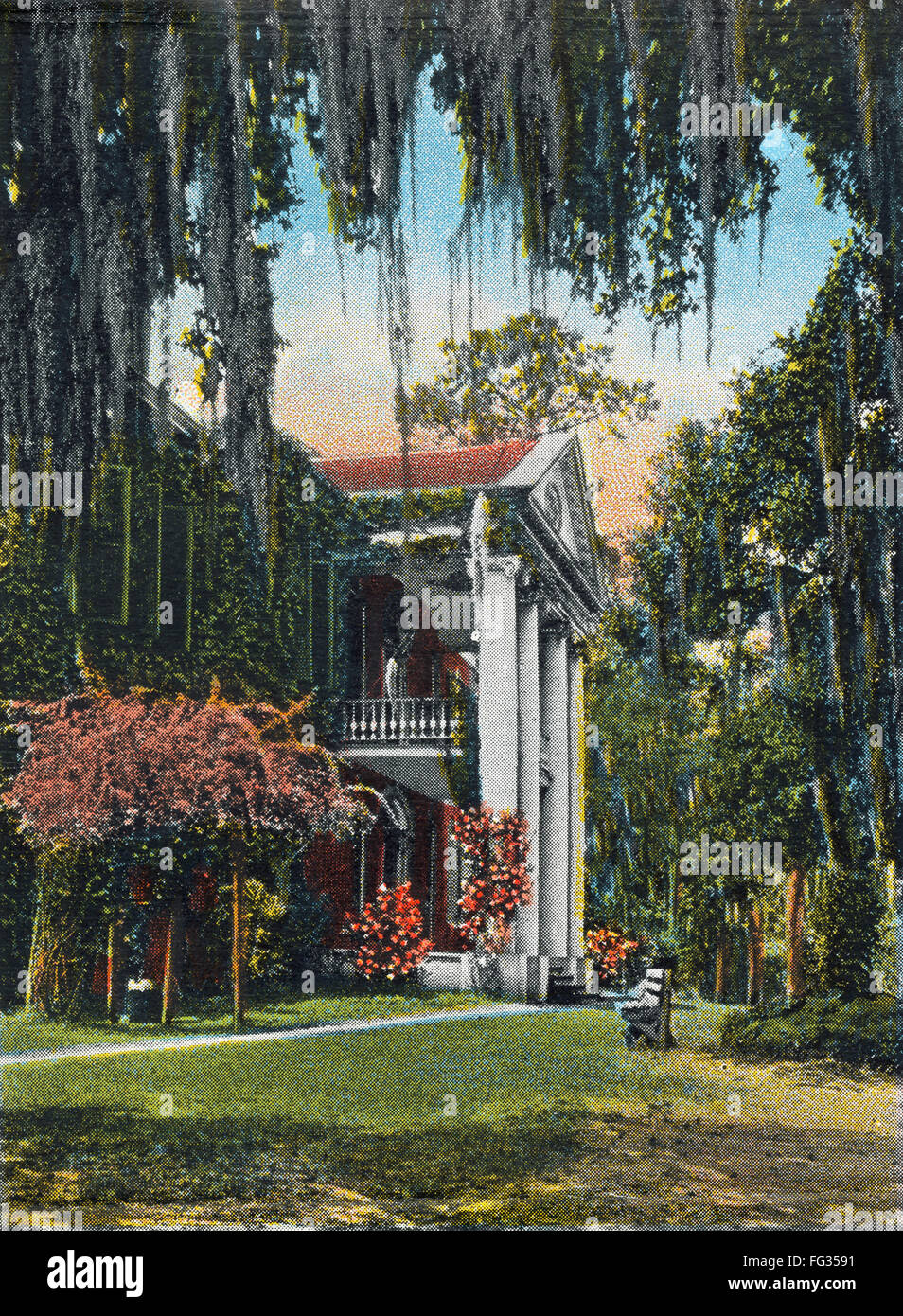 NATCHEZ DUNCAN PARK, 1938. /nView of Duncan Park resort, in Natchez