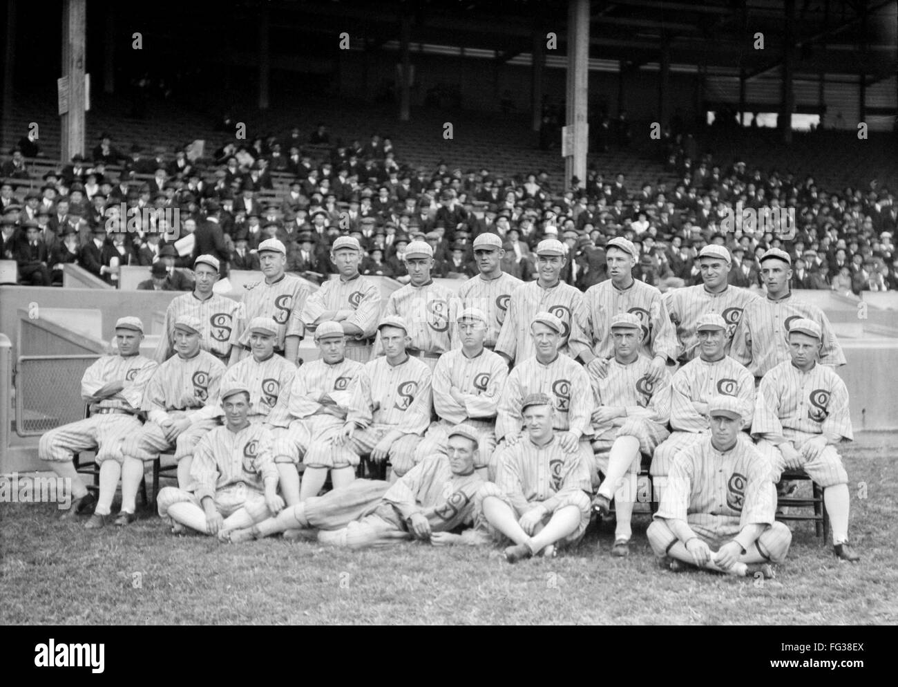 CHICAGO WHITE SOX, 1919. /nThe 1919 Chicago White Sox at Comiskey Park
