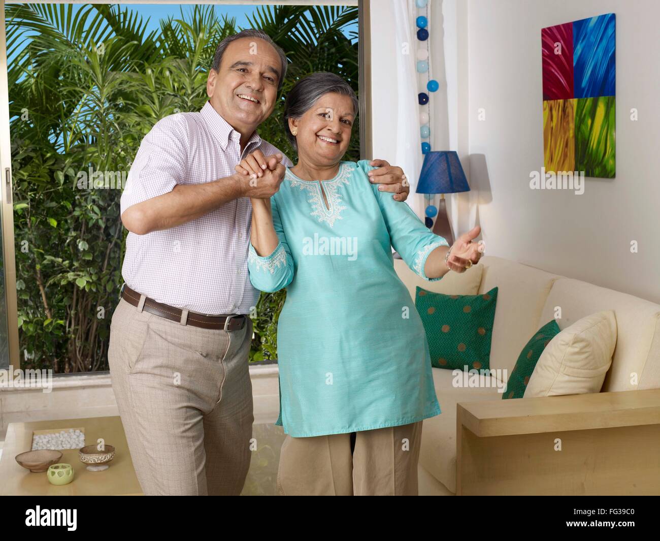 Old Indian Man Dancing