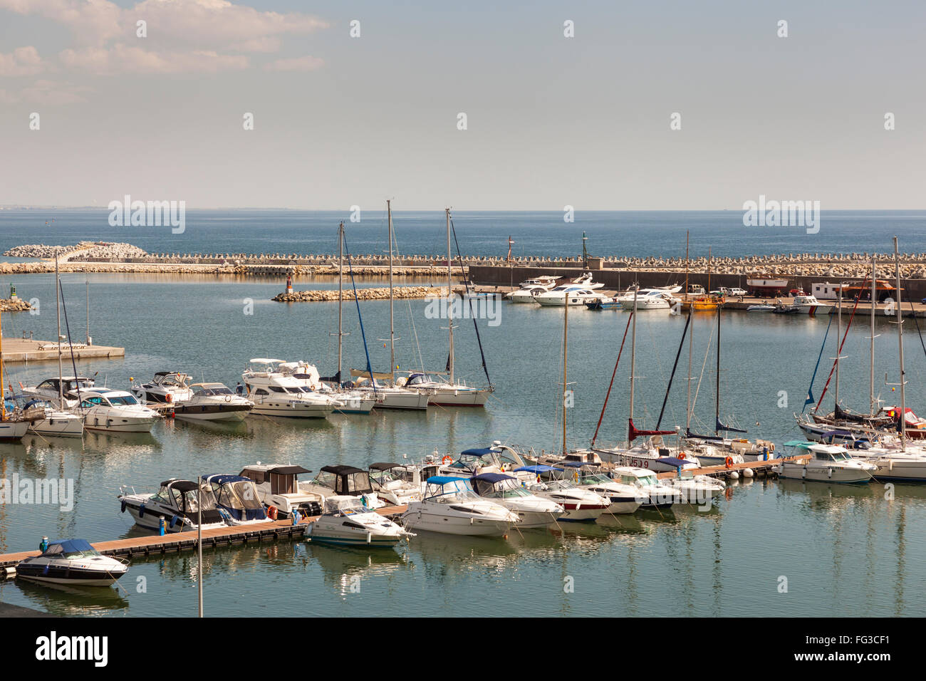 The marina, Tomis Tourist Port, Constanta, Romania Stock Photo - Alamy