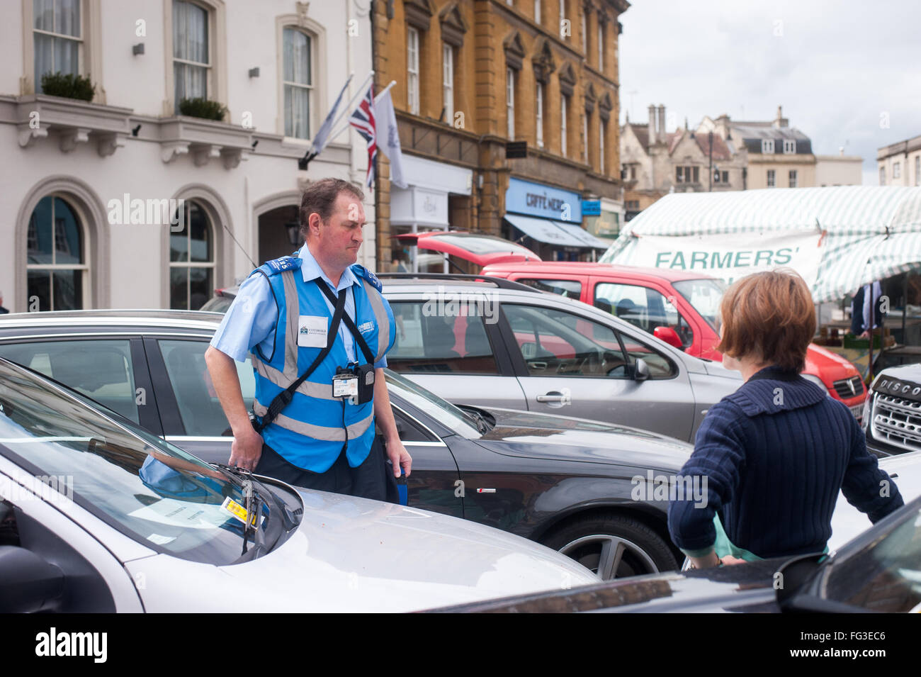 Car park attendant hires stock photography and images Alamy