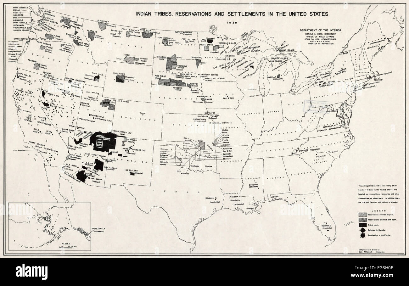 MAP AMERICAN INDIANS N Indian Tribes Reservations And Settlements Map American Indians Nindian Tribes Reservations And Settlements In FG3H0E