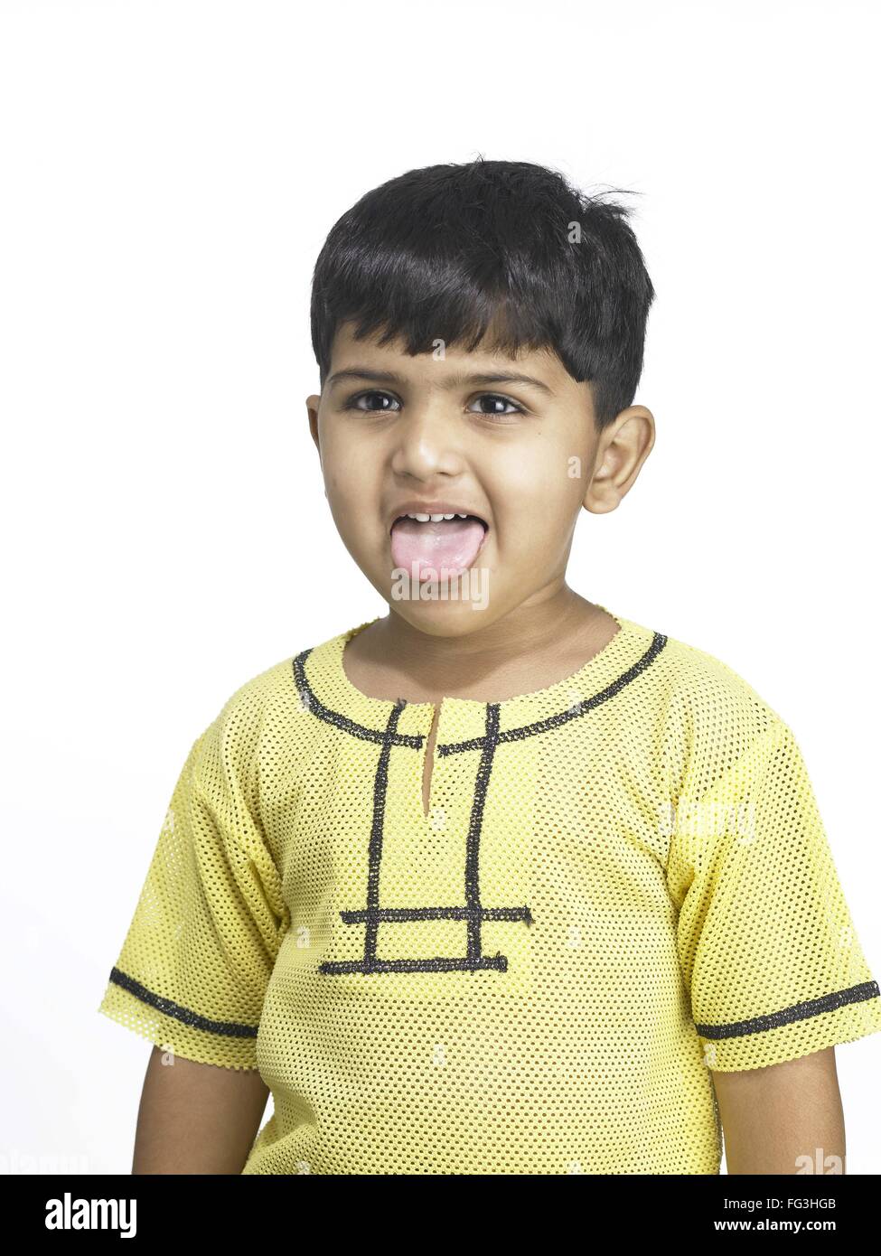 South Asian Indian boy making funny face in nursery school MR Stock Photo -  Alamy