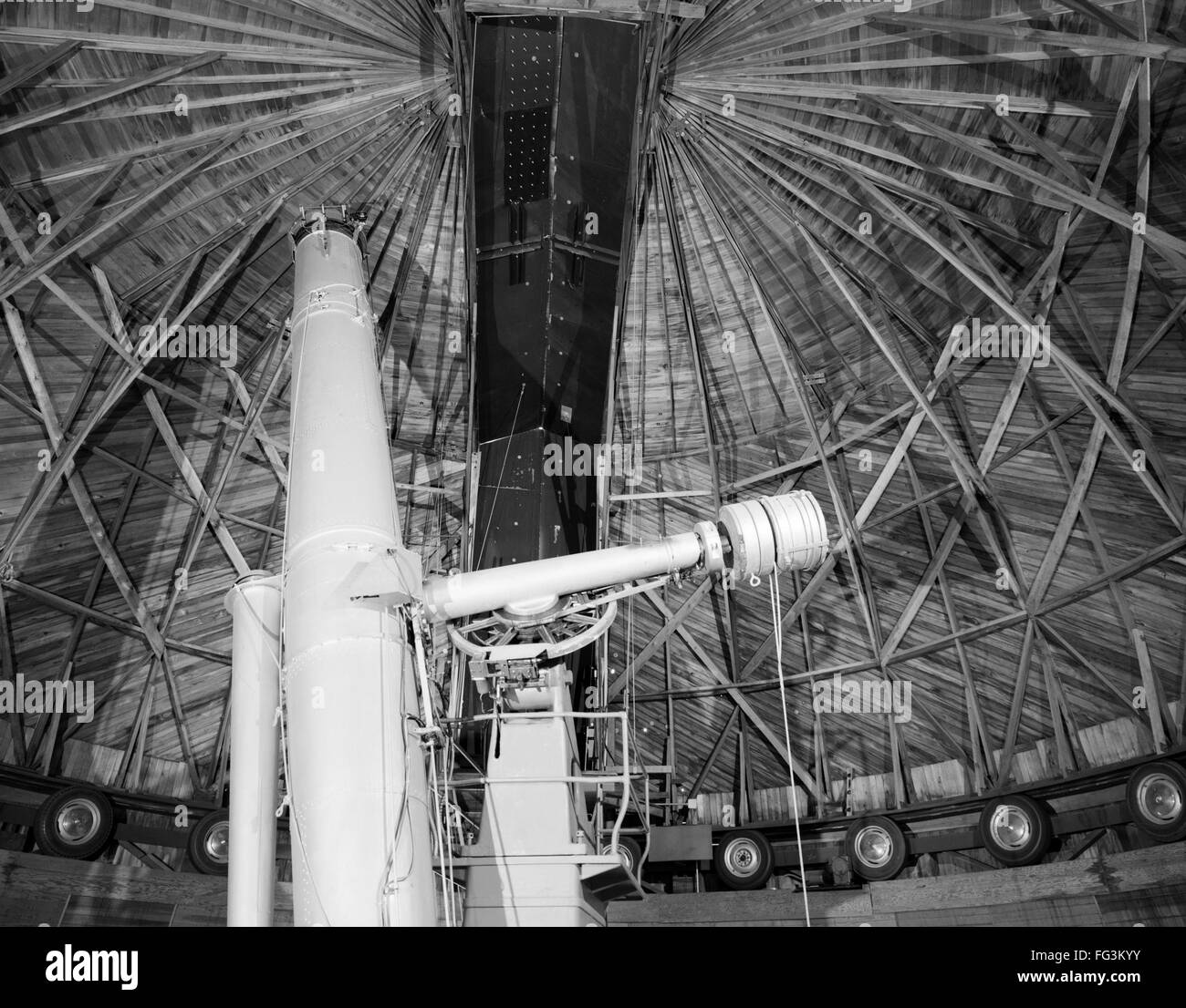LOWELL OBSERVATORY. /nInterior of the Clark Telescope Dome at the